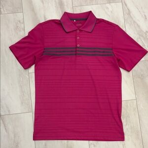 Men's Pink Adidas Polo Shirt
